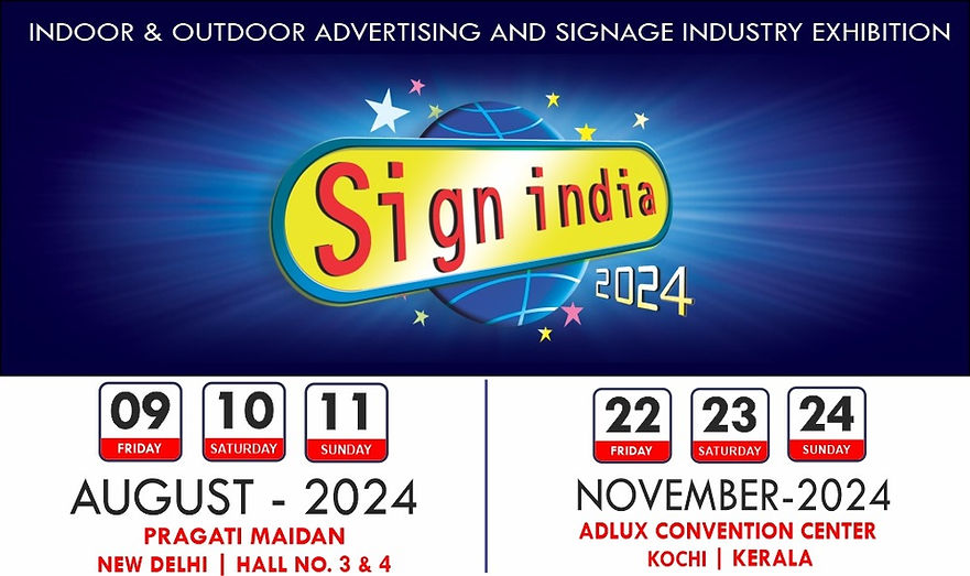 Sign India Expo 2024 VISITOR REGISTRATION